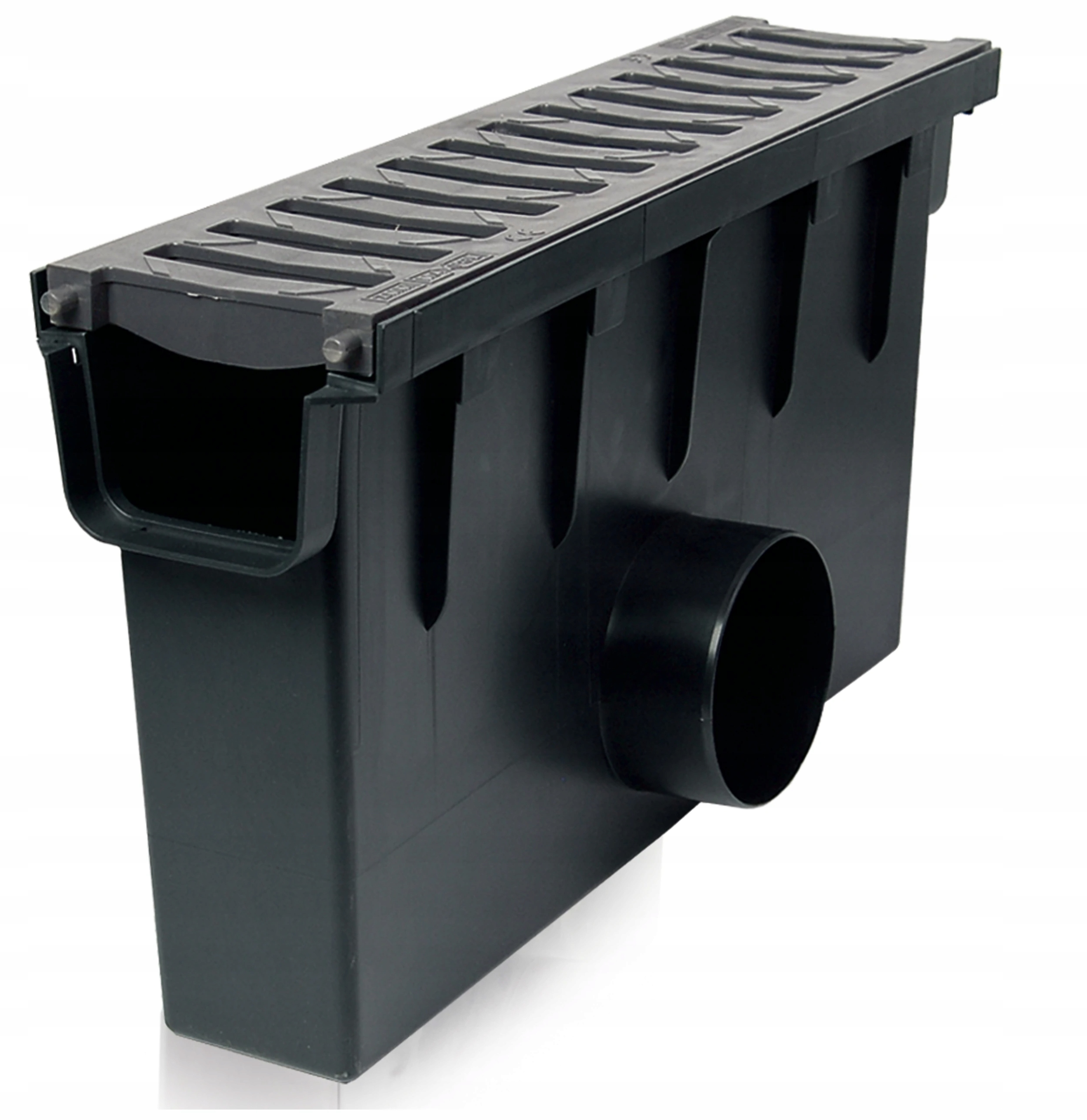 Odvodňovací šachta B125 Mřížka Grafit Classic Pvc 1000×98x131 12,5 Tony