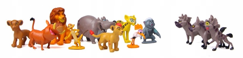 Figurki KRÓL LEW Simba Timon Pumba Disney 12 szt. Rodzaj produktu figurka z bajki