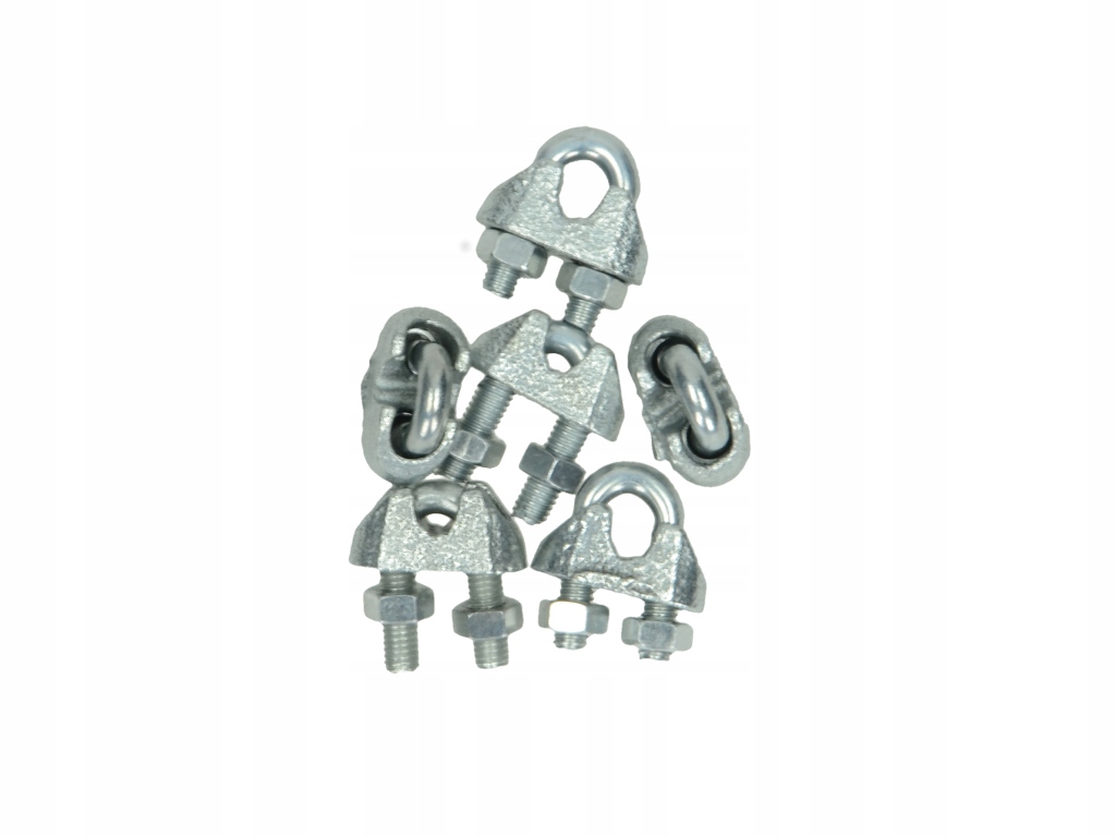

Zacisk kabłąkowy 5mm do lin w oplocie Pvc 10 szt