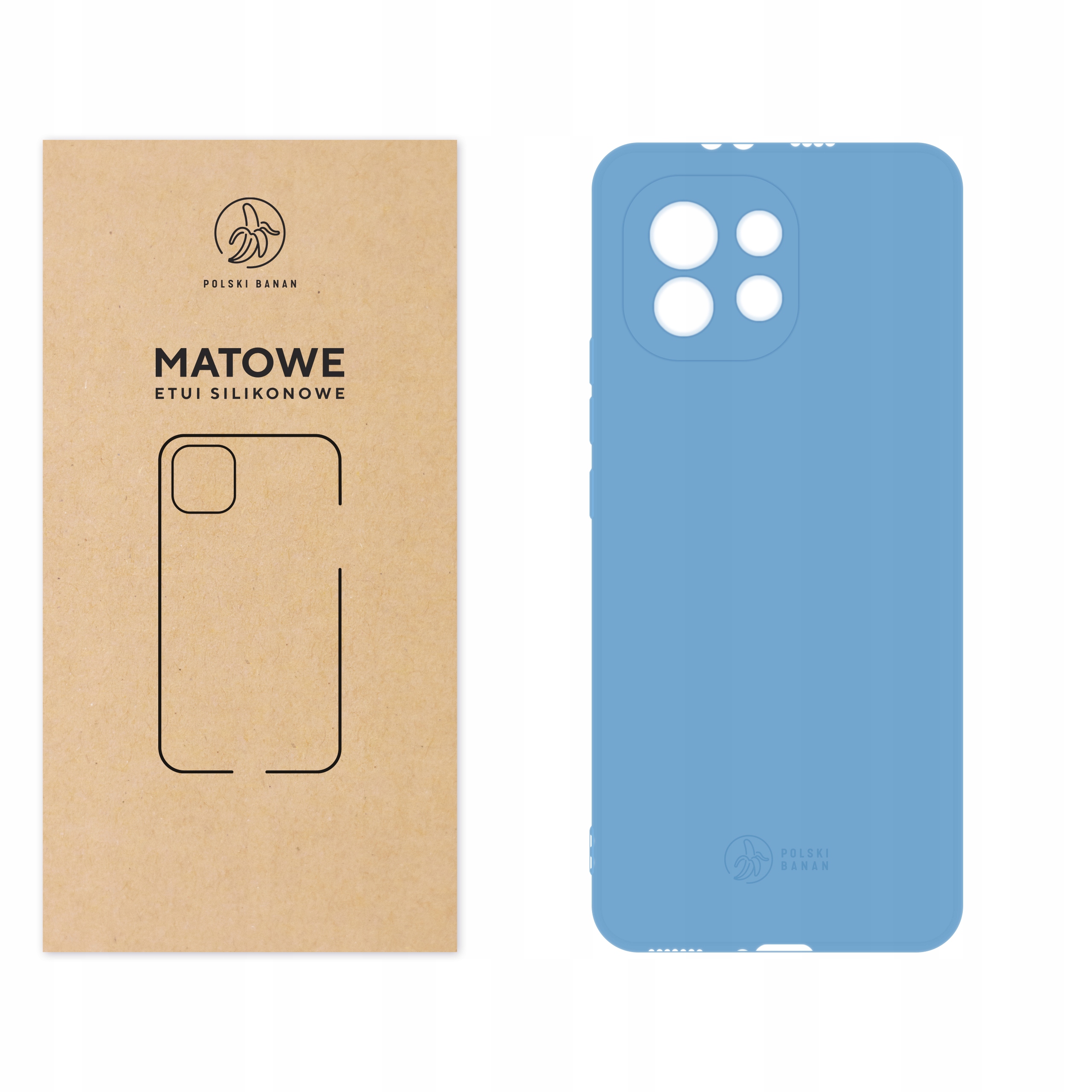 

Etui Matowe do Xiaomi Mi 11 błękitne