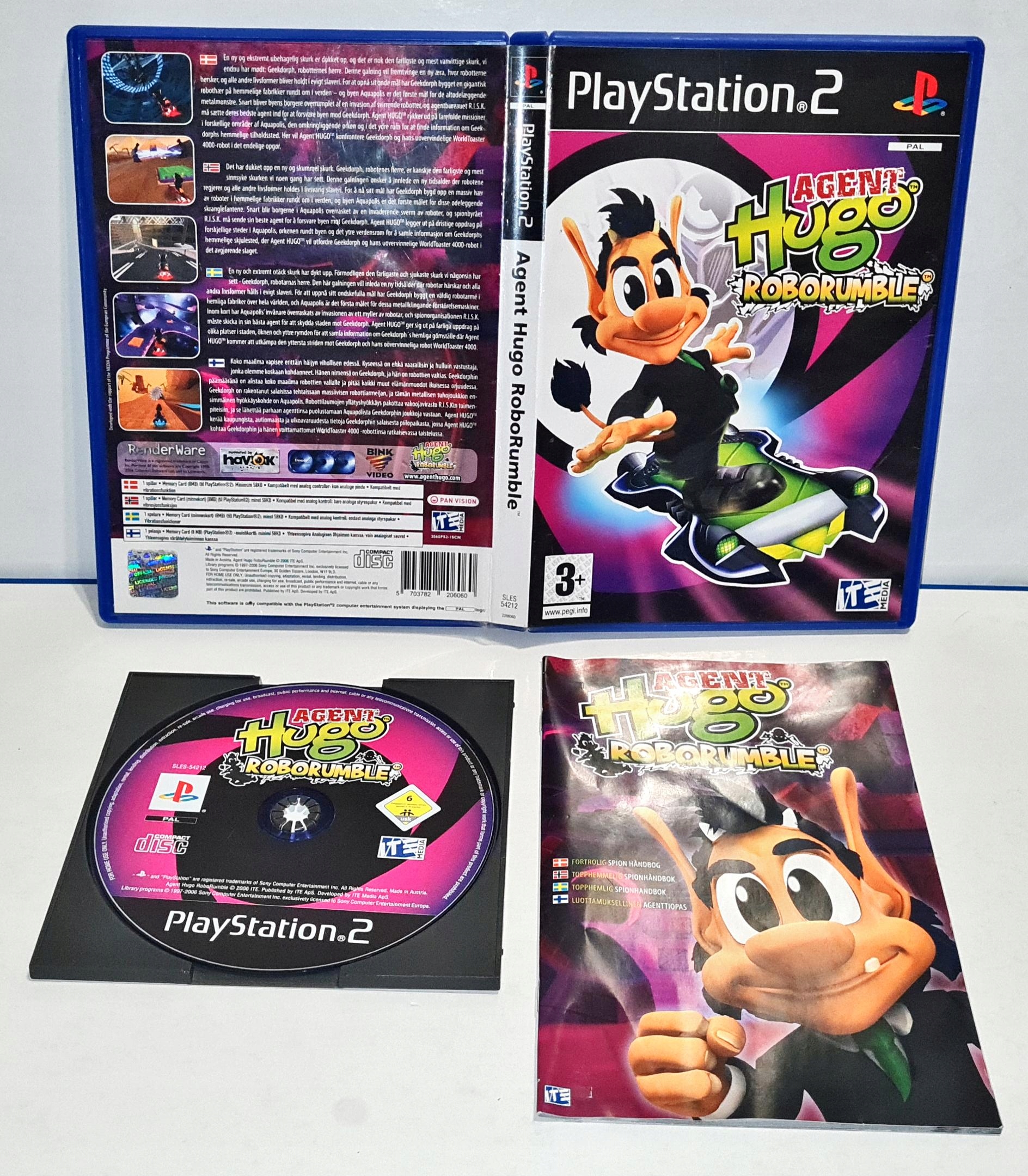 Agent Hugo roborumble PS2