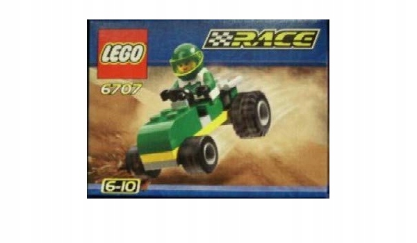 nový Lego City Town Race 6707 Green Buggy krabička Misb Unikát 2000