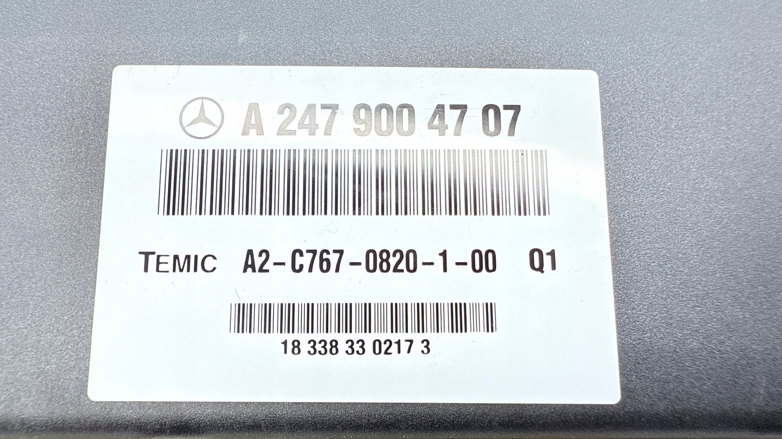 MERCEDES W177 W118 module springing electrical REGULOWANEGO A2479004707