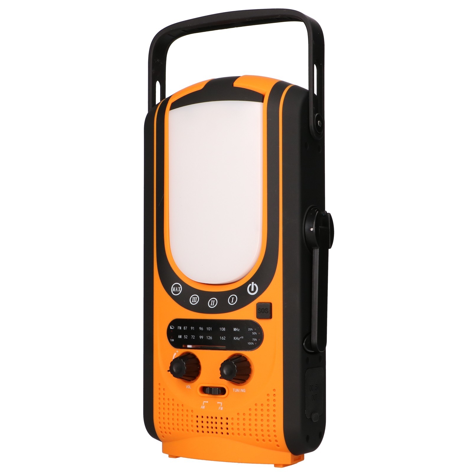 Extralink Solární nouzové rádio s klikou dynamo powerbanka 6000 mAh