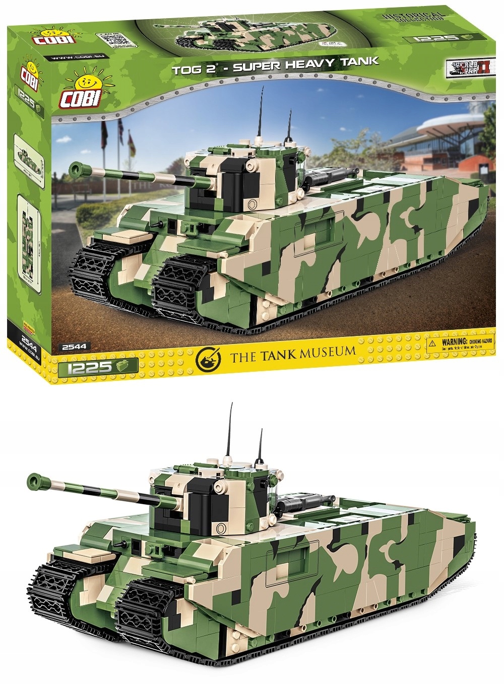 

Klocki Cobi 2544 Brytyjski Superciężki Czołg Tog 2