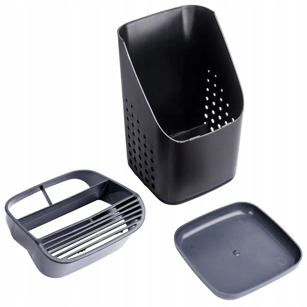 Ociekacz na Sztućce Czarny Stojak Koszyk Pojemnik Kod producenta 229074