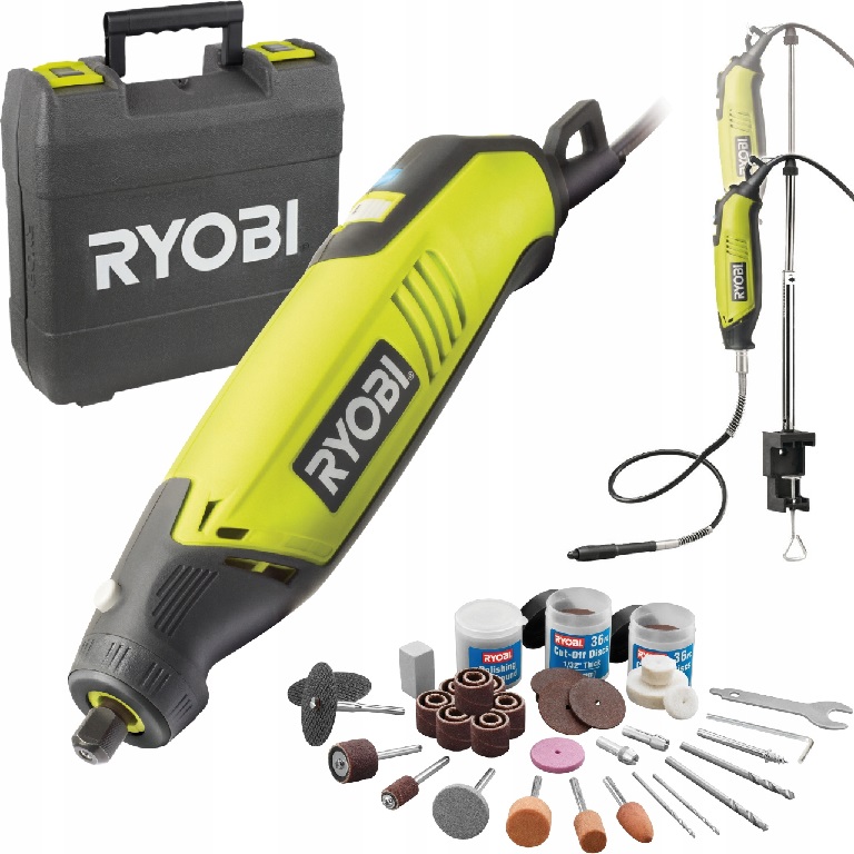 Ryobi EHT150V Szlifierka Prosta 150W +115 Akcesorii Walizka Multidremel