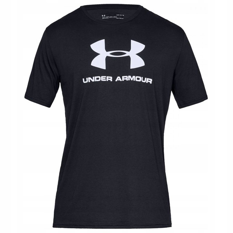 KOSZULKA UNDER ARMOUR SPORTSTYLE LOGO SS MEN BLACK 001 L