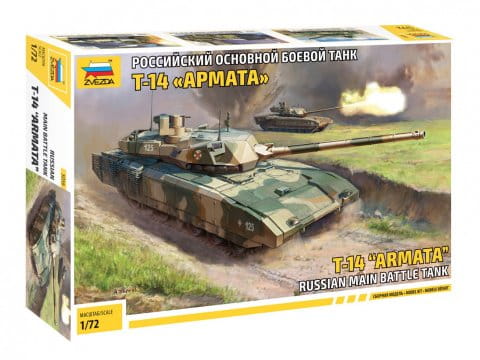 T-14 Armata (ruský hlavní bojový tank) 1:72 Zvezda 5056