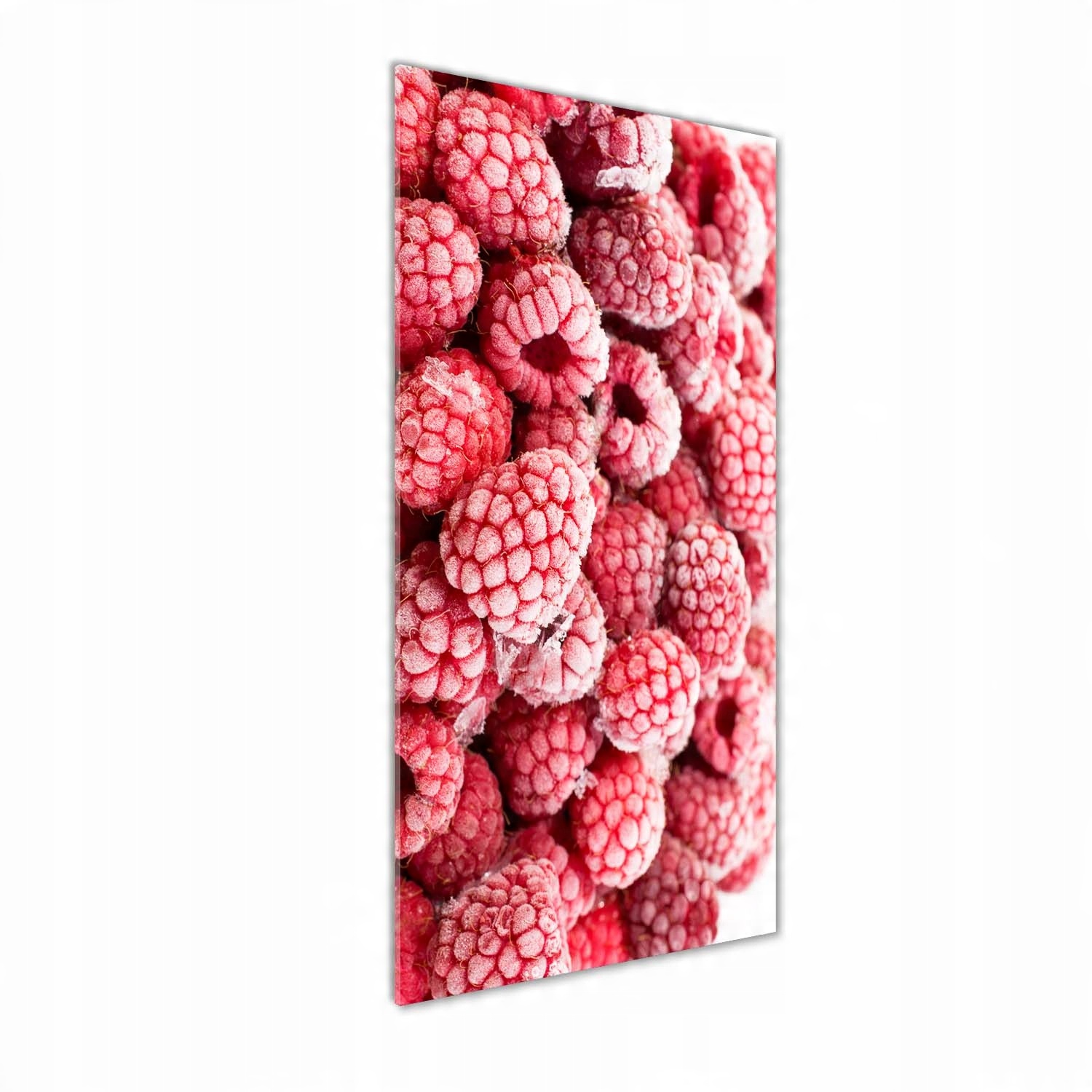 

Nowoczesny szklany obraz ze zdjęcia Maliny 50x125