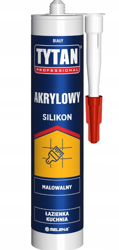 Silikon akrylowy Tytan Professional biały 280 ml