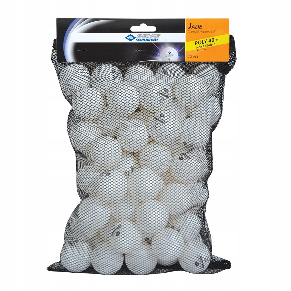 Pingpongové míčky Schildkrot Jade Poly 40+ 72 ks