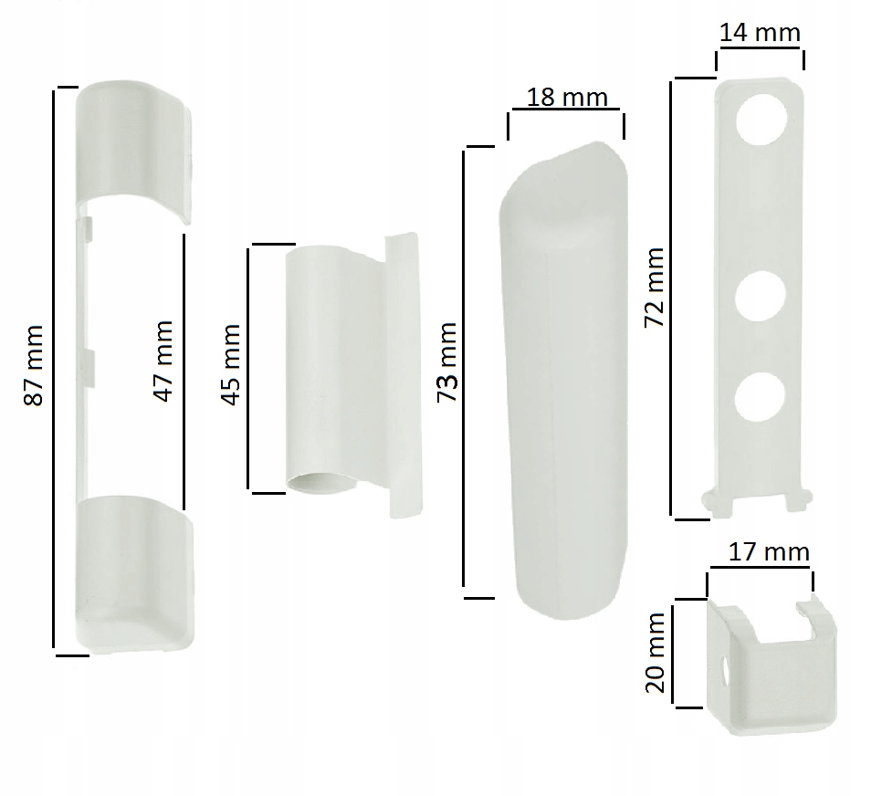 OSŁONKI NA ZAWIASY SI SIEGENIA STARY TYP LEWE Rodzaj osłonka