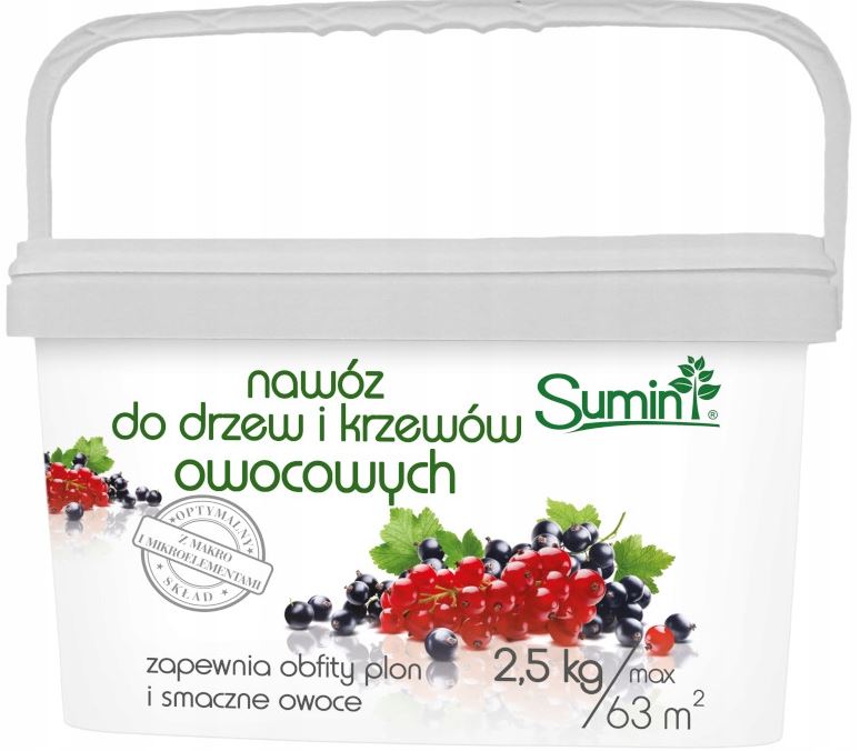 

Nawóz do Drzew I Krzewów owocowych 2,5kg Sumin