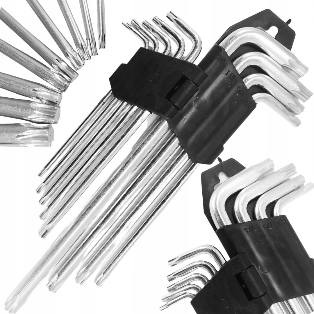 

Zestaw Kluczy Torx 9el Mocne Klucze Torks T10-T50