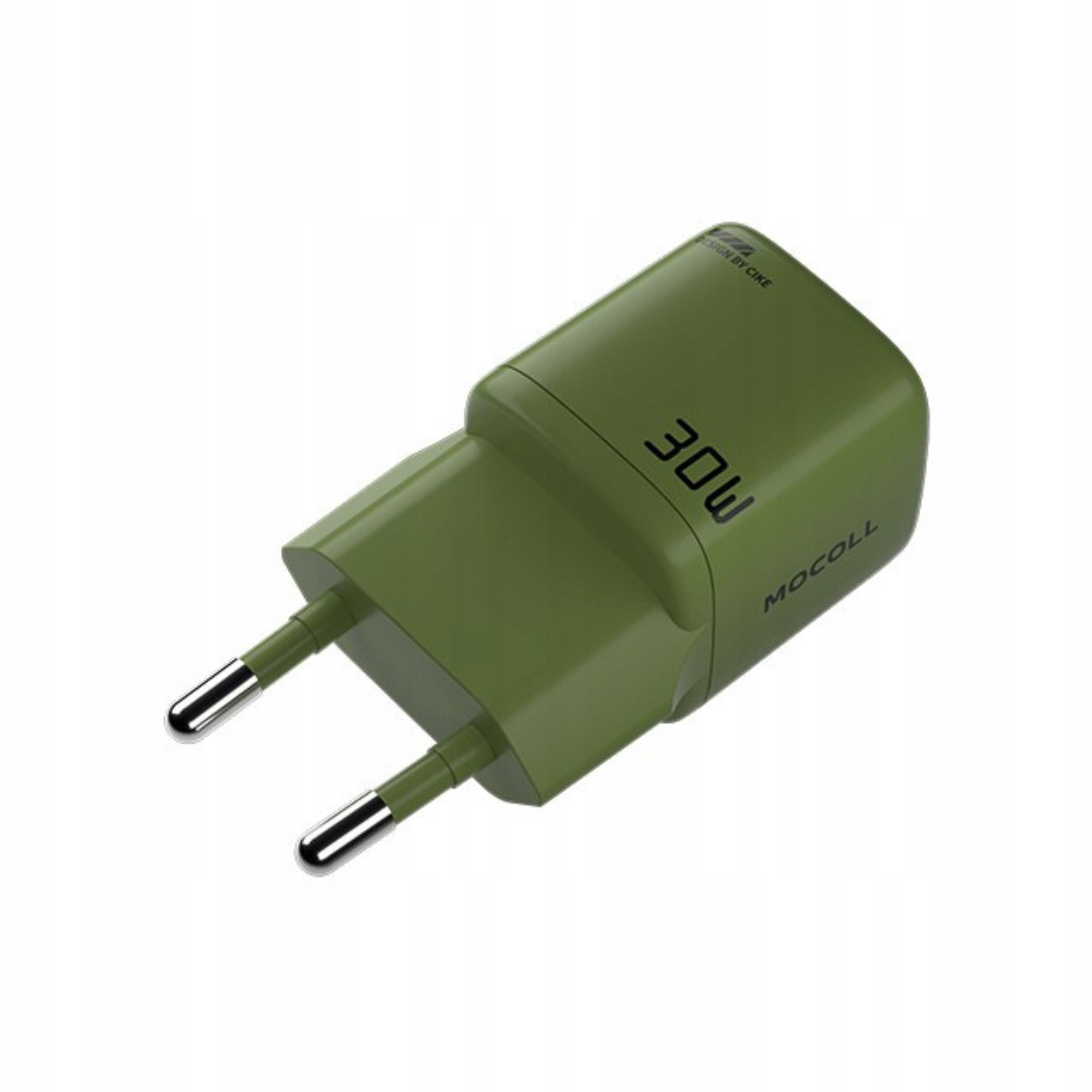 Ładowarka Tiny Icy Crystal Series 30W GaN Fast Charger Zielona Oliwka