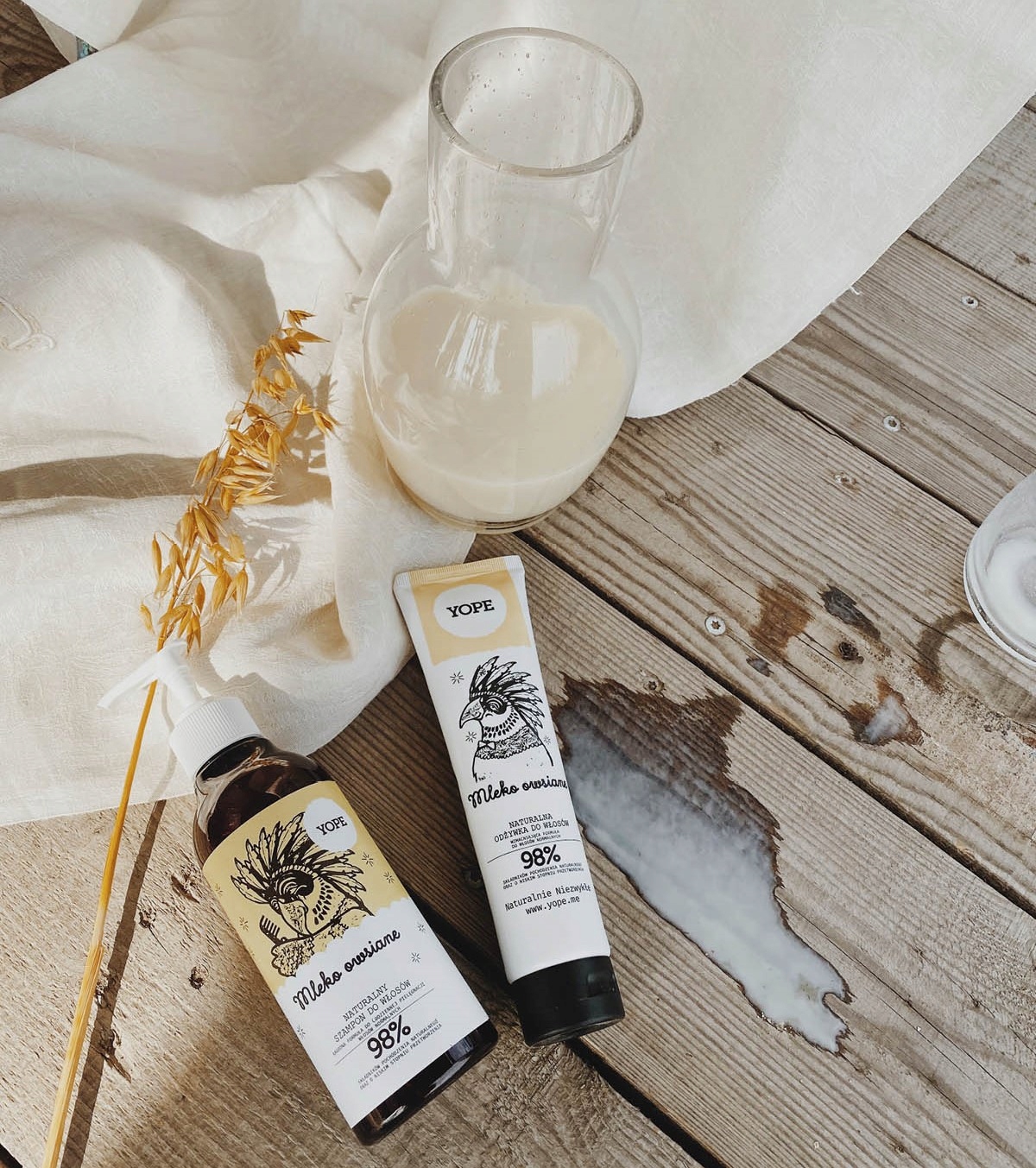 YOPE Szampon do włosów MLEKO OWSIANE Marka YOPE