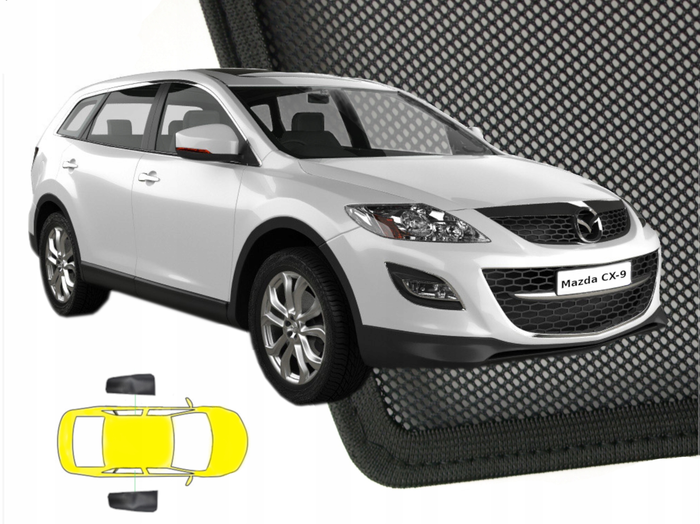 

Dedykowane zasłonki przeciwsłoneczne Mazda CX-9