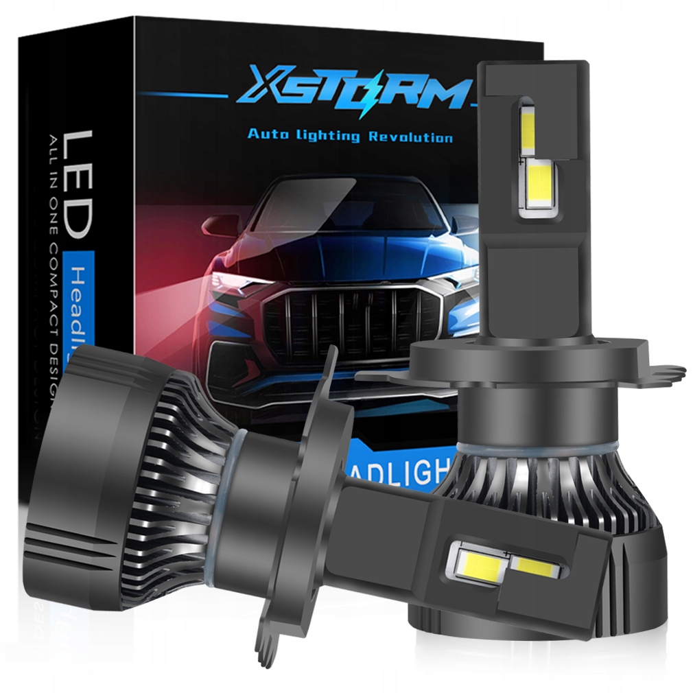 

Żarówki Led H4 Xstorm 120W 26000LM Mocne Canbus
