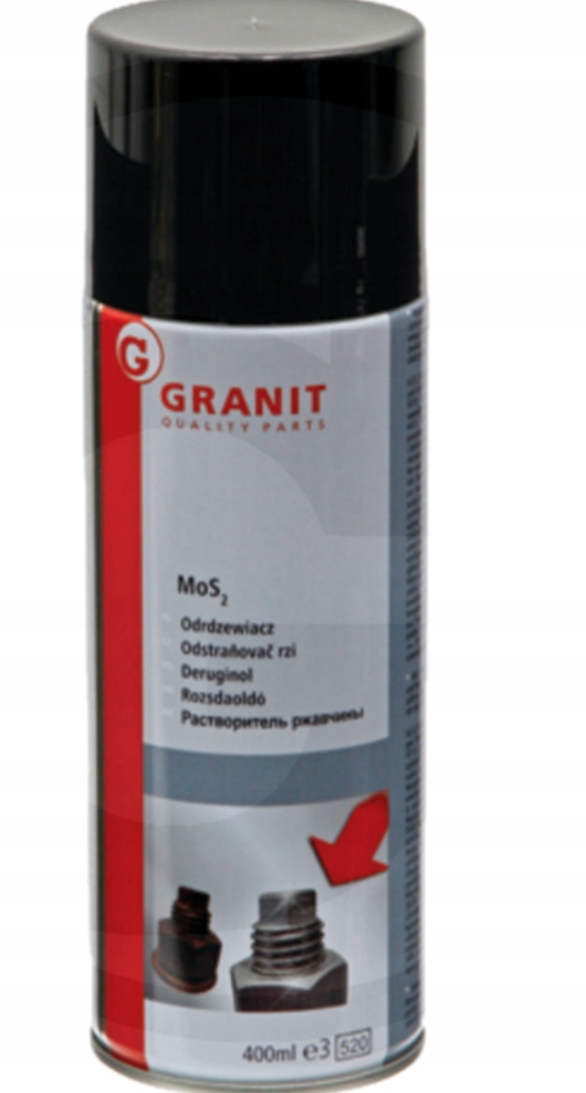

Odrdzewiacz Granit Parts 400ml