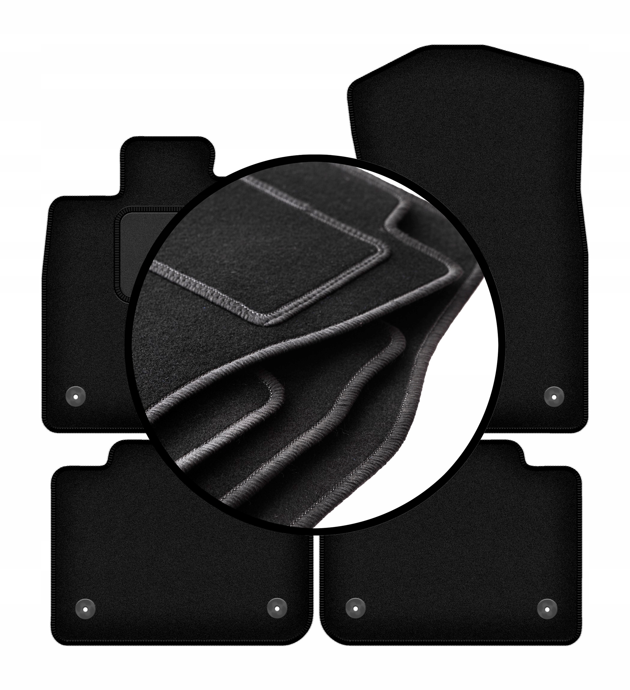 Velurové koberce komplet pro: Lexus Gs IV 0 (2012-2020)