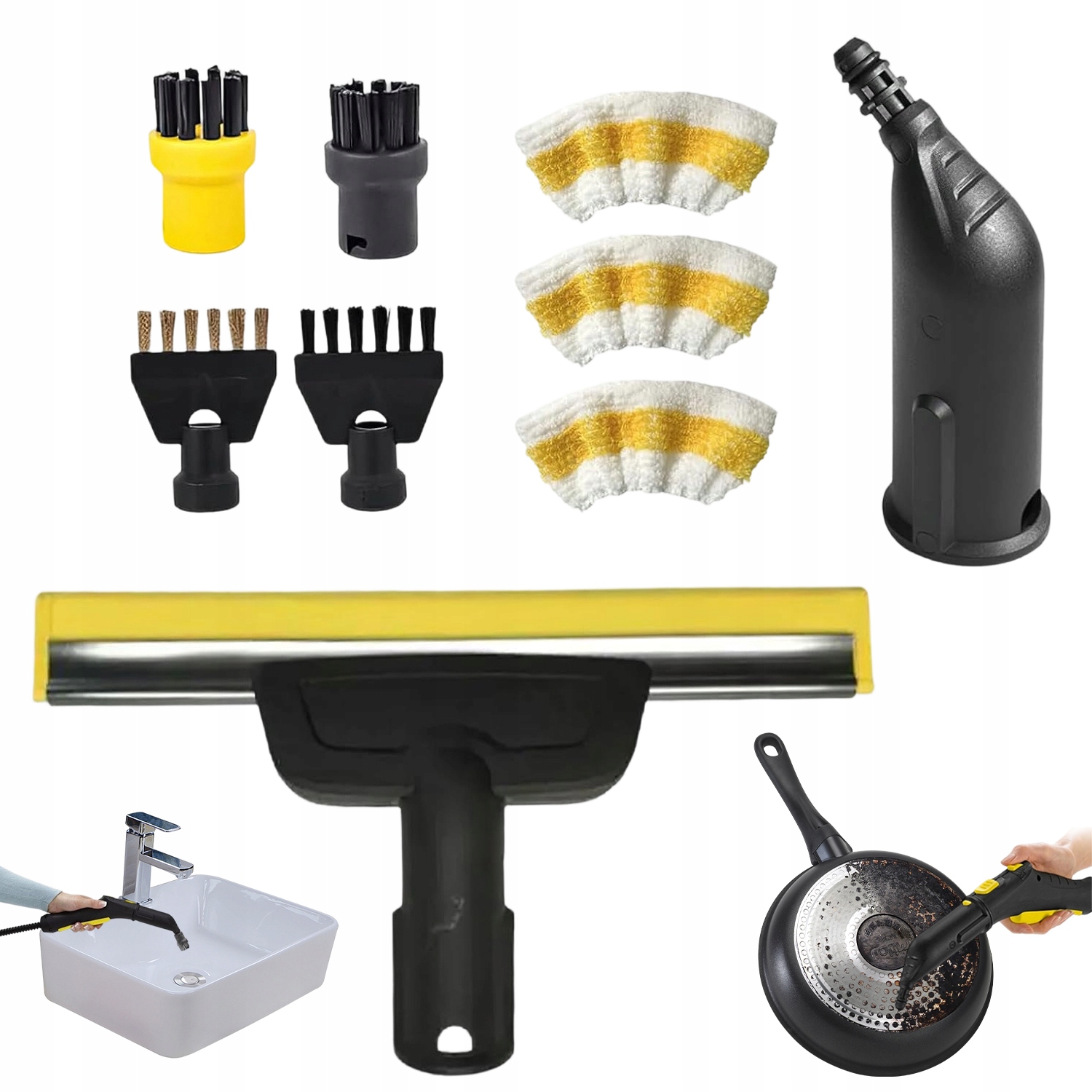 Sada 9 Doplňků Pro Parní Čištění Je Vhodná Pro Karcher SC1 SC5