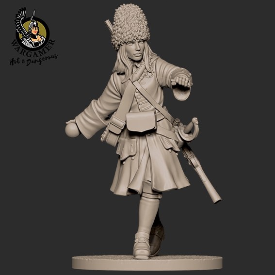 Natasha, the Russian Grenadier (28 mm)
