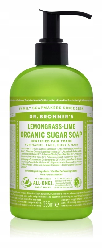 Dr. Bronner's Citronová Tráva A Limetka 355 ML