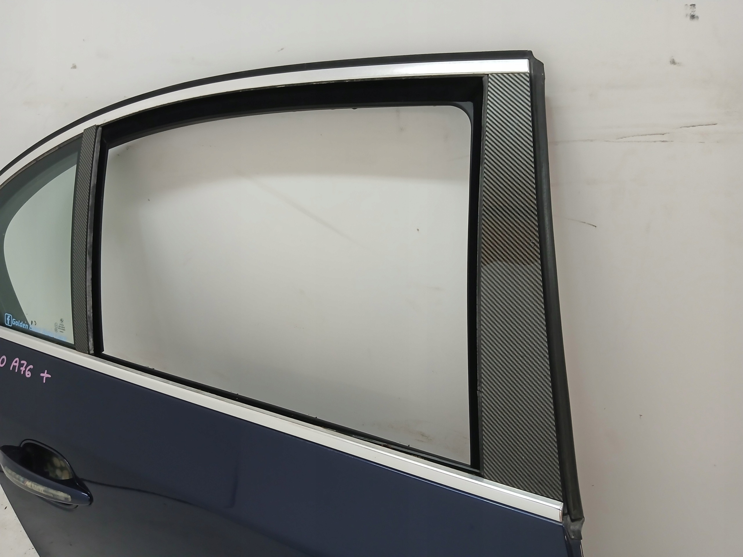 Tür rechts hinten heck BMW E60 A76/5 TIEFSEEBLAU