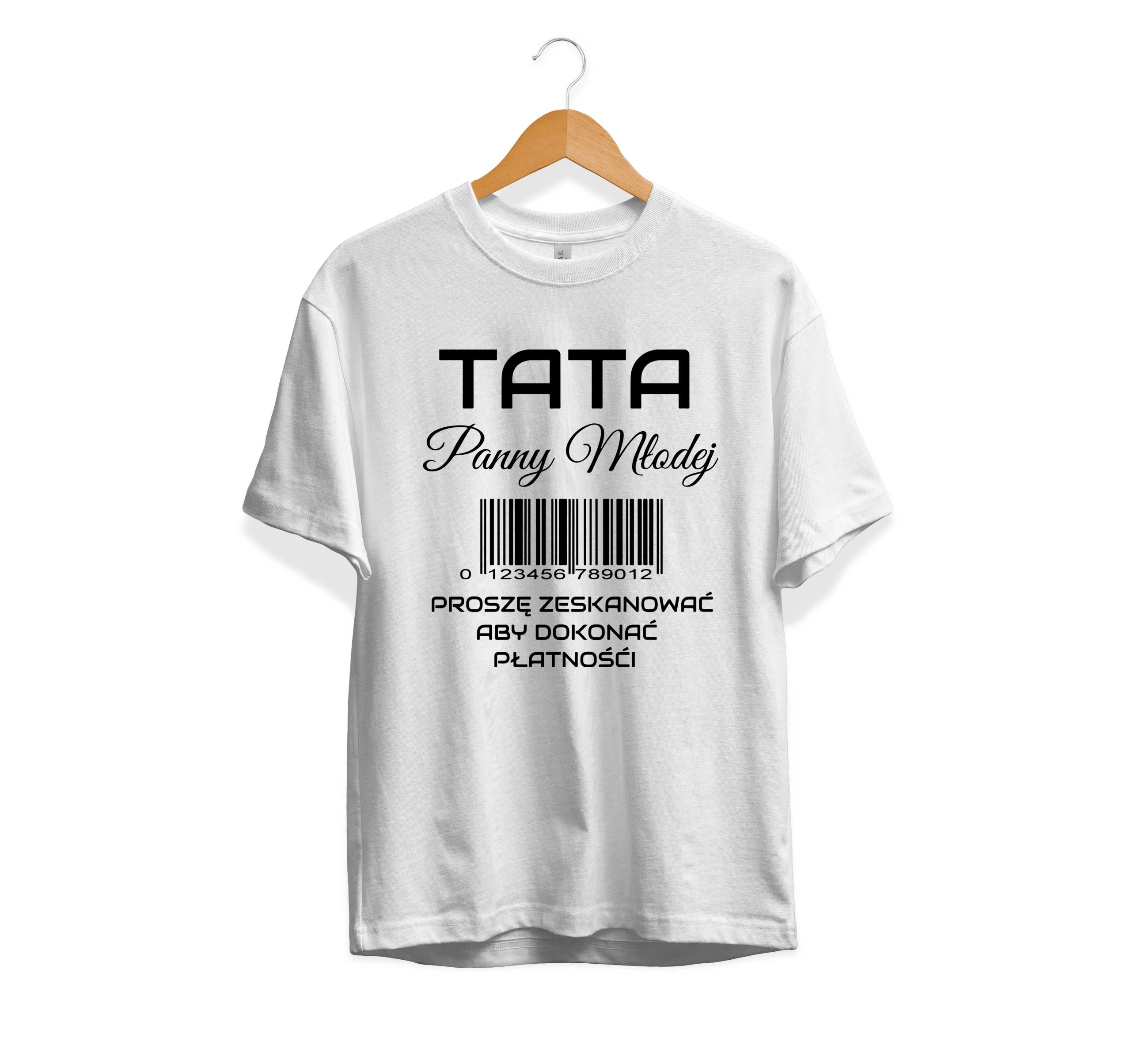 

Tata Panny Młodej, Koszulka dla taty, Ślub Wesele