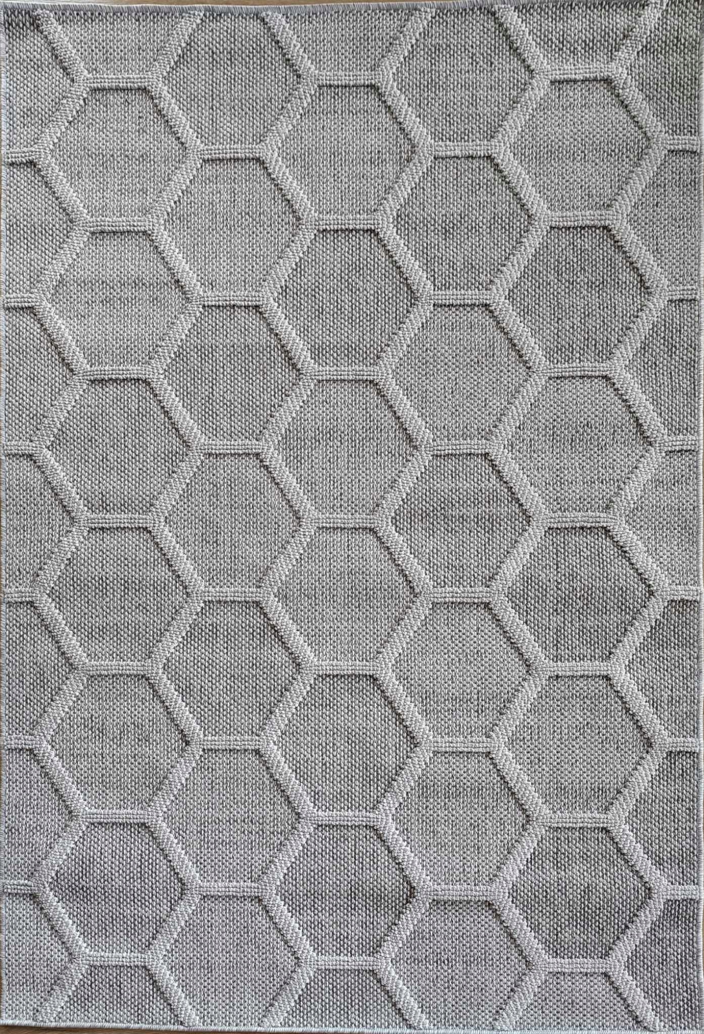 Šnúrkový koberec 120 x 170 cm, plochý, vonkajší, vnútorný, boho