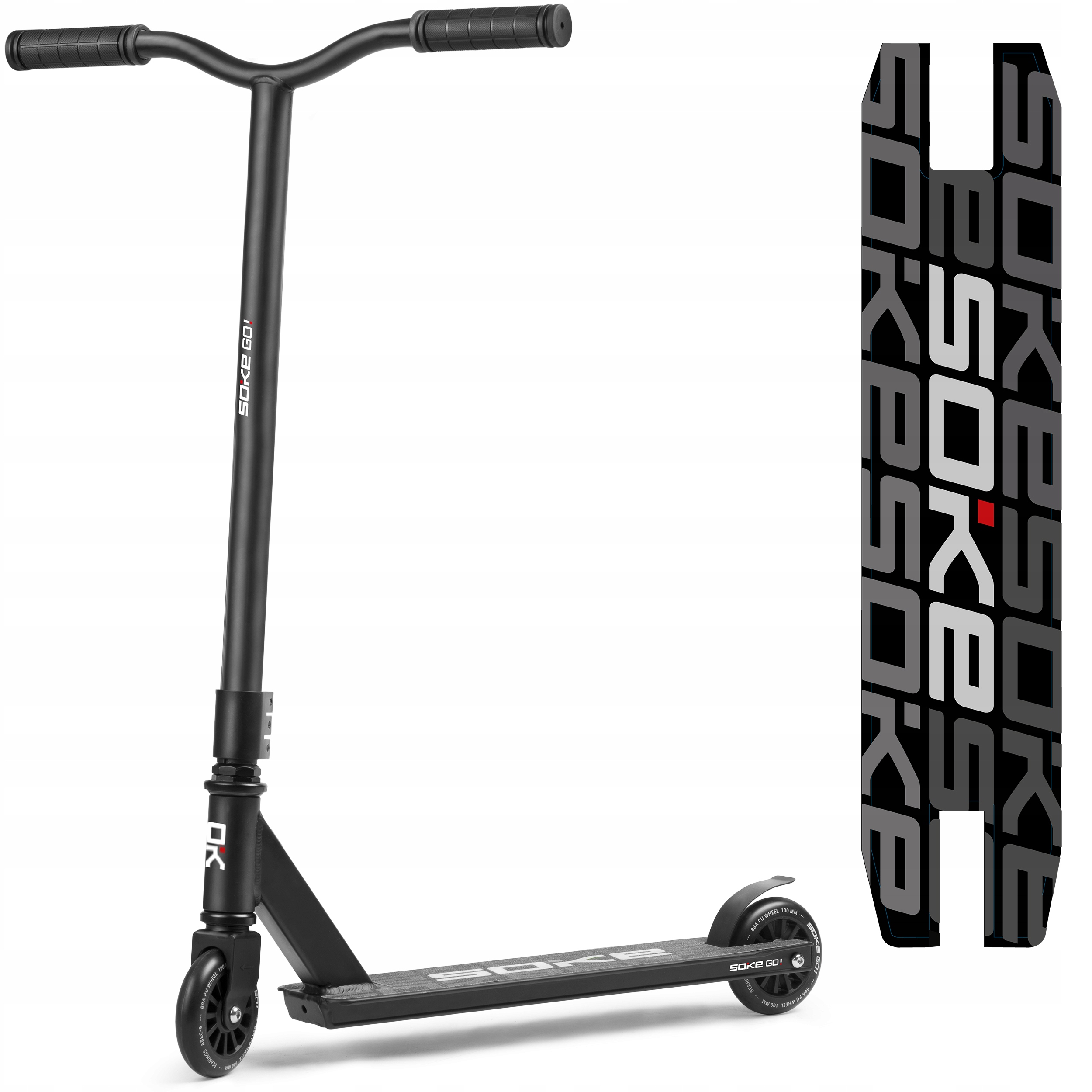 Hulajnoga Soke Go! czarny 2 kółka