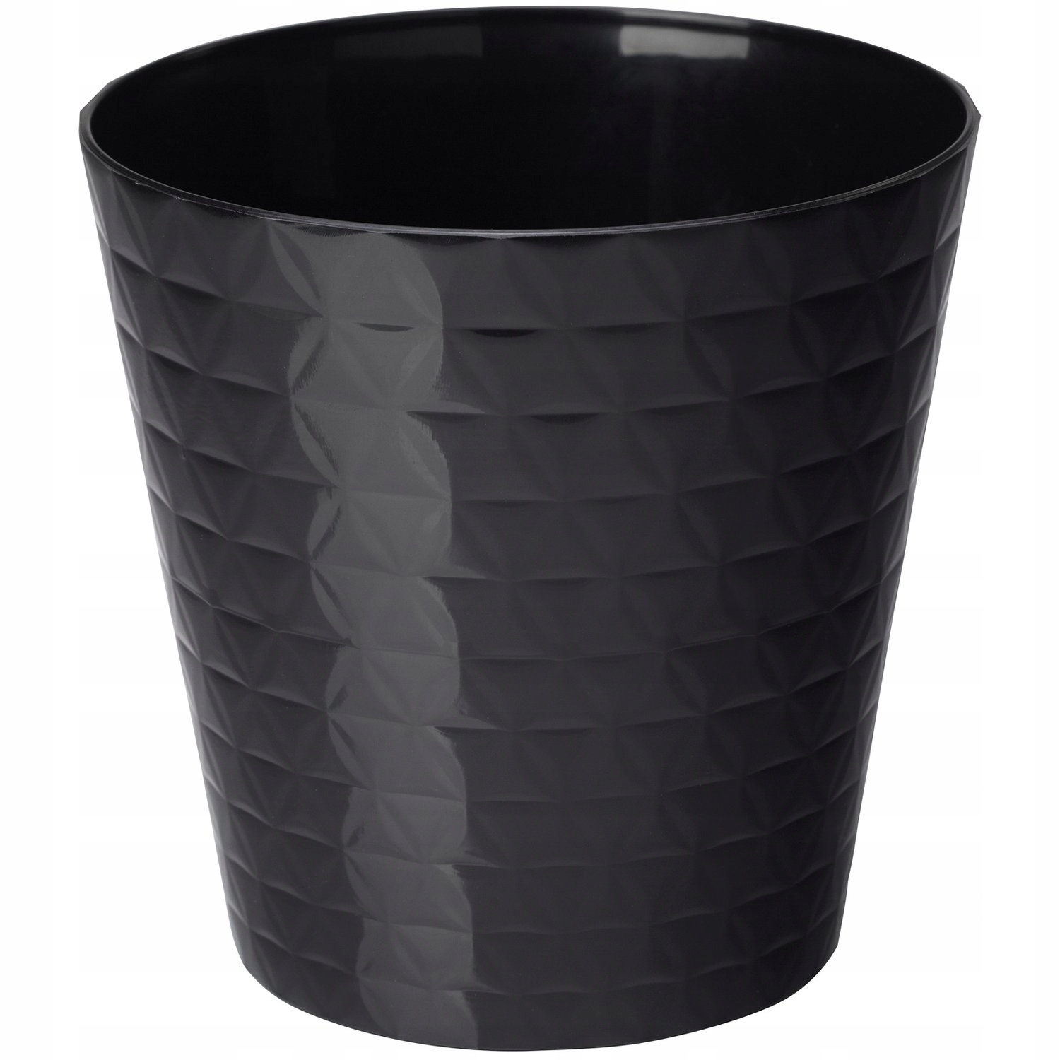 

Doniczka Osłonka Diament Petit 22cm Czarna