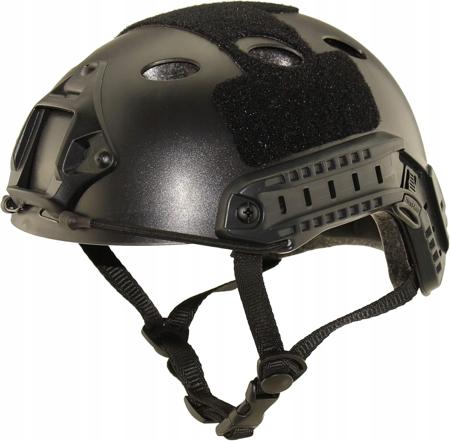 Taktická přilba Airsoft Paintball Pj Černá Abs 56-59 cm s ventilací