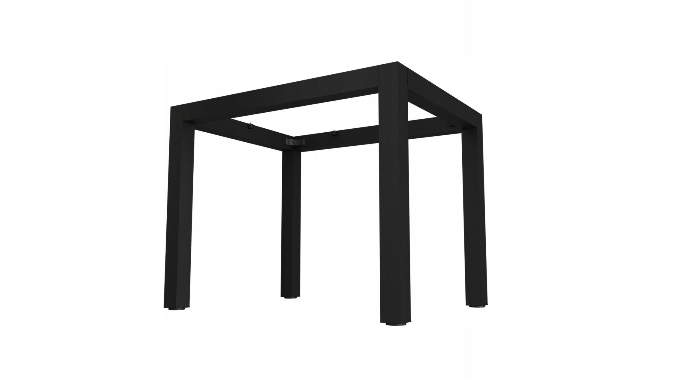 Hliníkové Kovové Nohy Ke Stolu, Černé, Rozměr