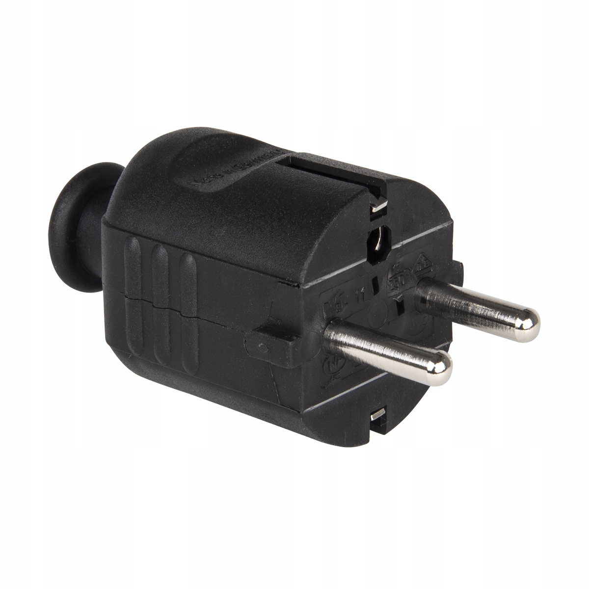 

Wtyczka prosta 10/16A 2P+Z Uni-schuko IP20 czarna