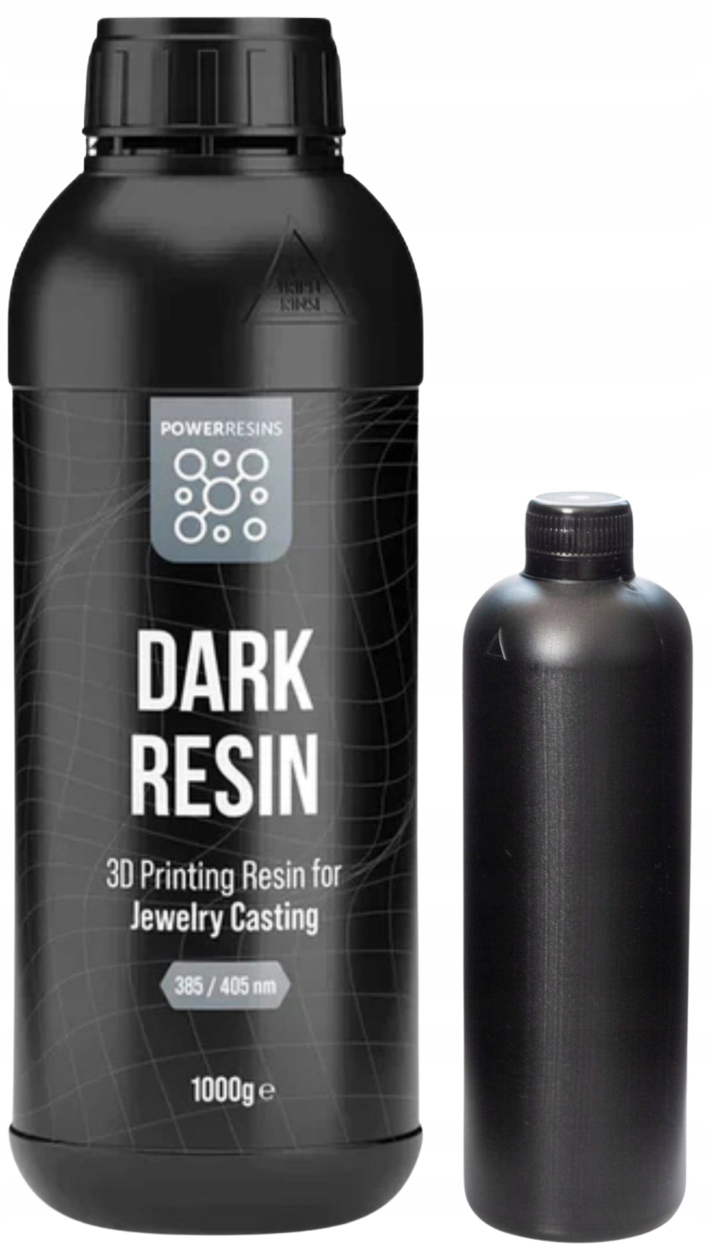 Żywica Uv PowerResins Dark Jubilerska 0,5kg 0,5l Trwała Do Drukarki 3D
