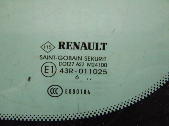 SZYBA KAROSERYJNA PRAWY TYŁ TALISMAN KOMBI 2016r Producent części Renault OE