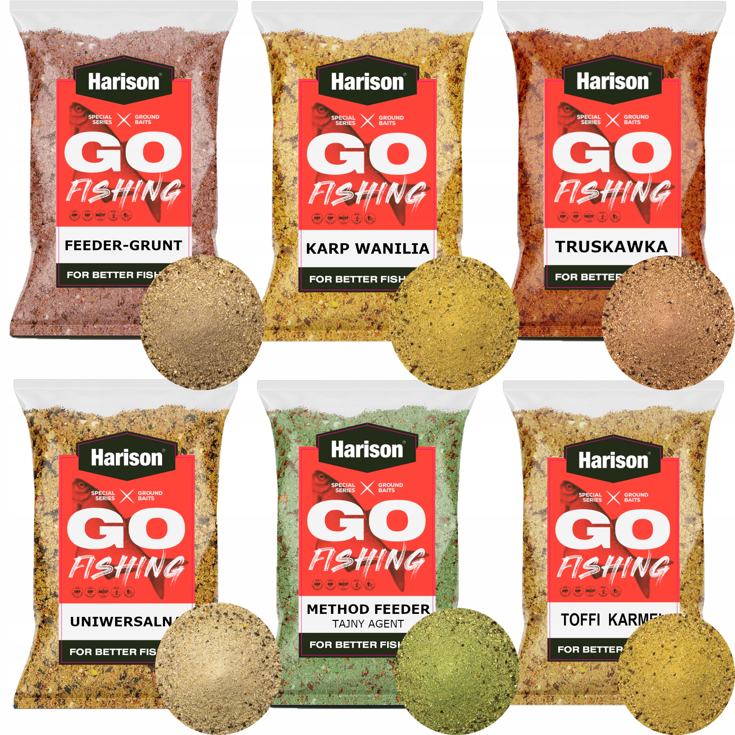 Sada Návnad Go-fishing 6x3KG