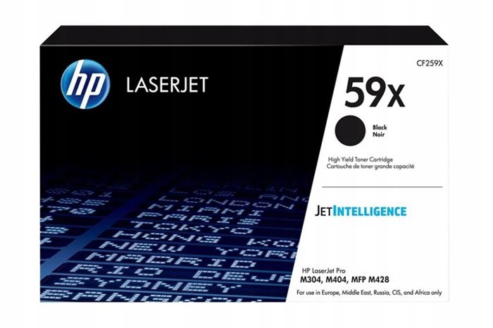 Originální černý toner Hp LaserJet Pro M304, M404, M428 Mfp (59X CF259X)