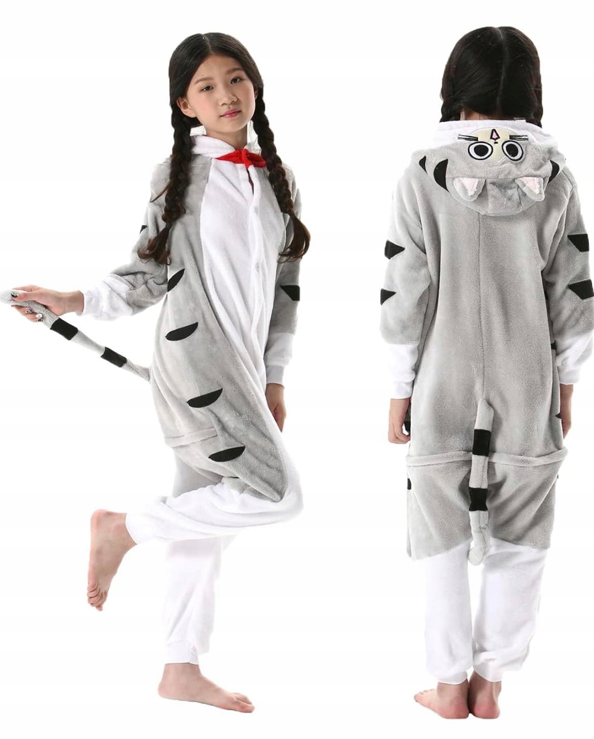 KOT KOTEK PIŻAMA KIGURUMI DZIECIĘCA DLA DZIECI DRES STRÓJ KOSTIUM 140-146 Marka Bergens