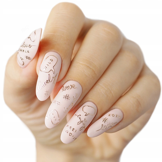 

Naklejki do paznokci Style 5 Rose Gold