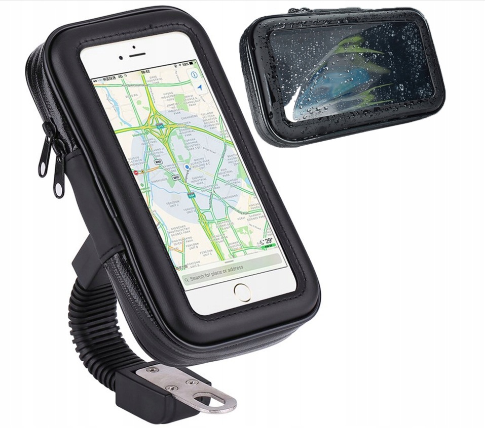 Uchwyt Wodoodporny Motocyklowy Na Telefon Motor Quada Skuter Rower 6,3 cala