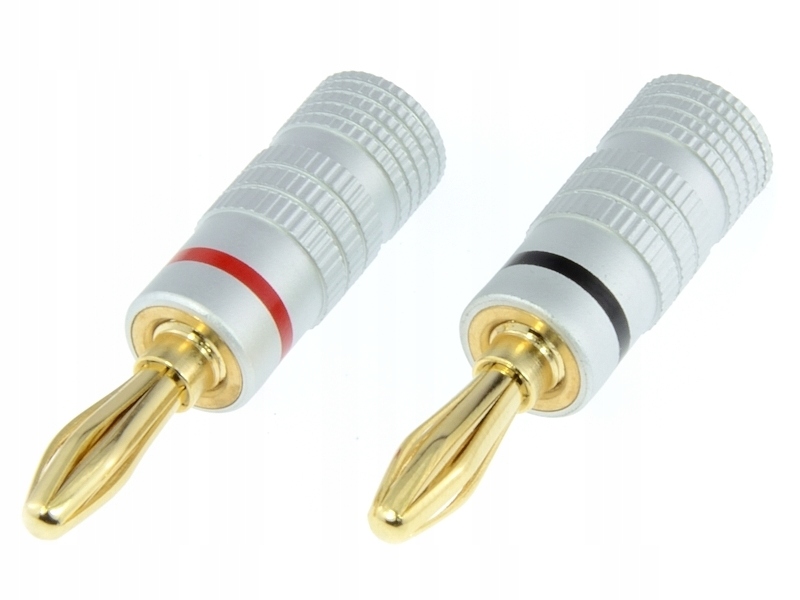 

2szt. Wtyk Bananowy Głośnikowy Auden B14