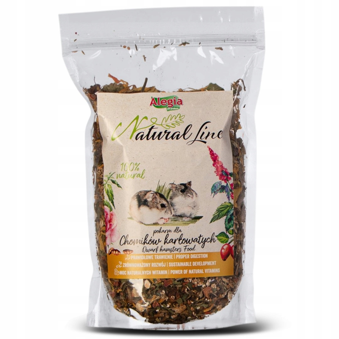 Alegia Natural Line – krmivo pro zakrslé křečky 500 g