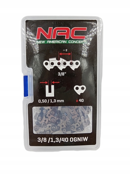 

Łańcuch do piły Nac TT-CS2500 3,8 1,3mm 40 ogniwa