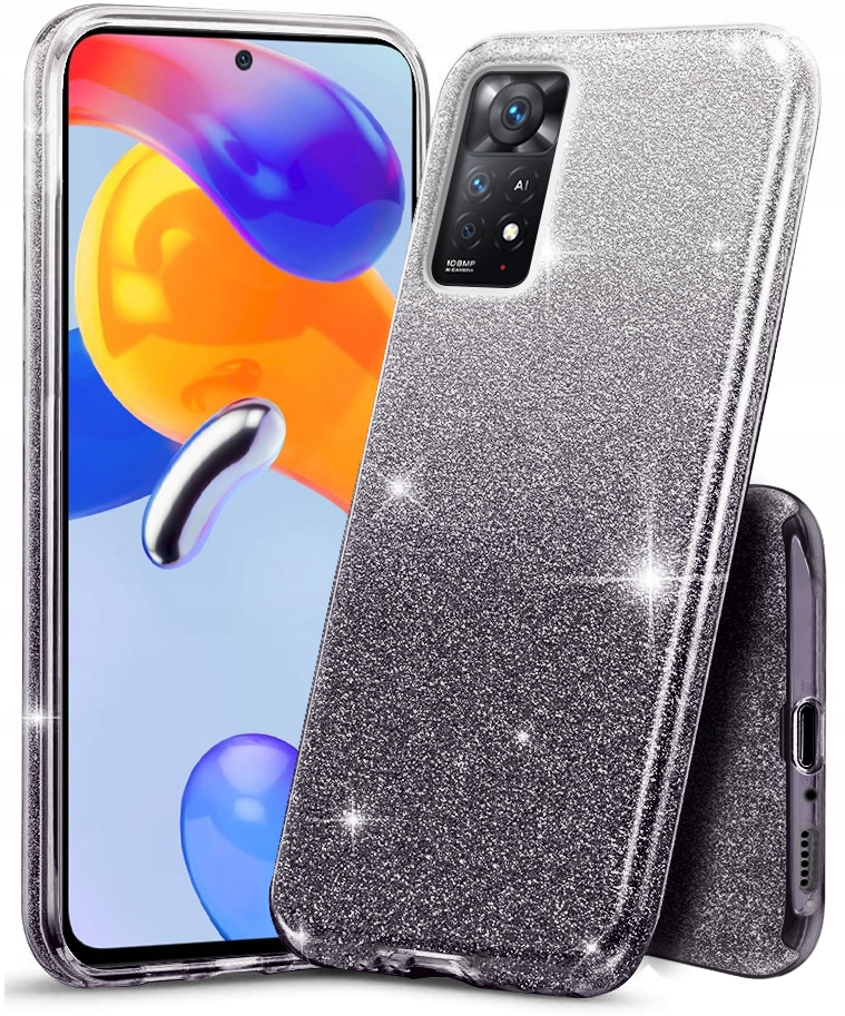 

Etui Brokat Case Szkło do Xiaomi Redmi Note 11 Pro