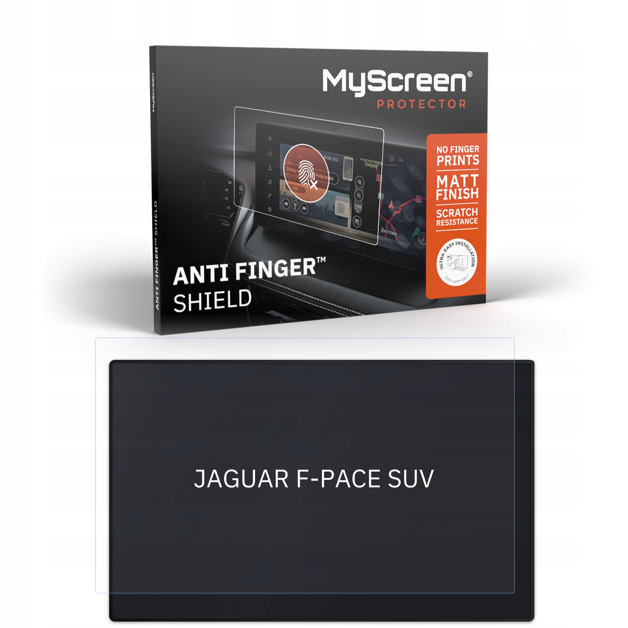 Jaguar Xf Sedan 2020 2023 Front Centre Dashboard 01 11,4" Matná fólie