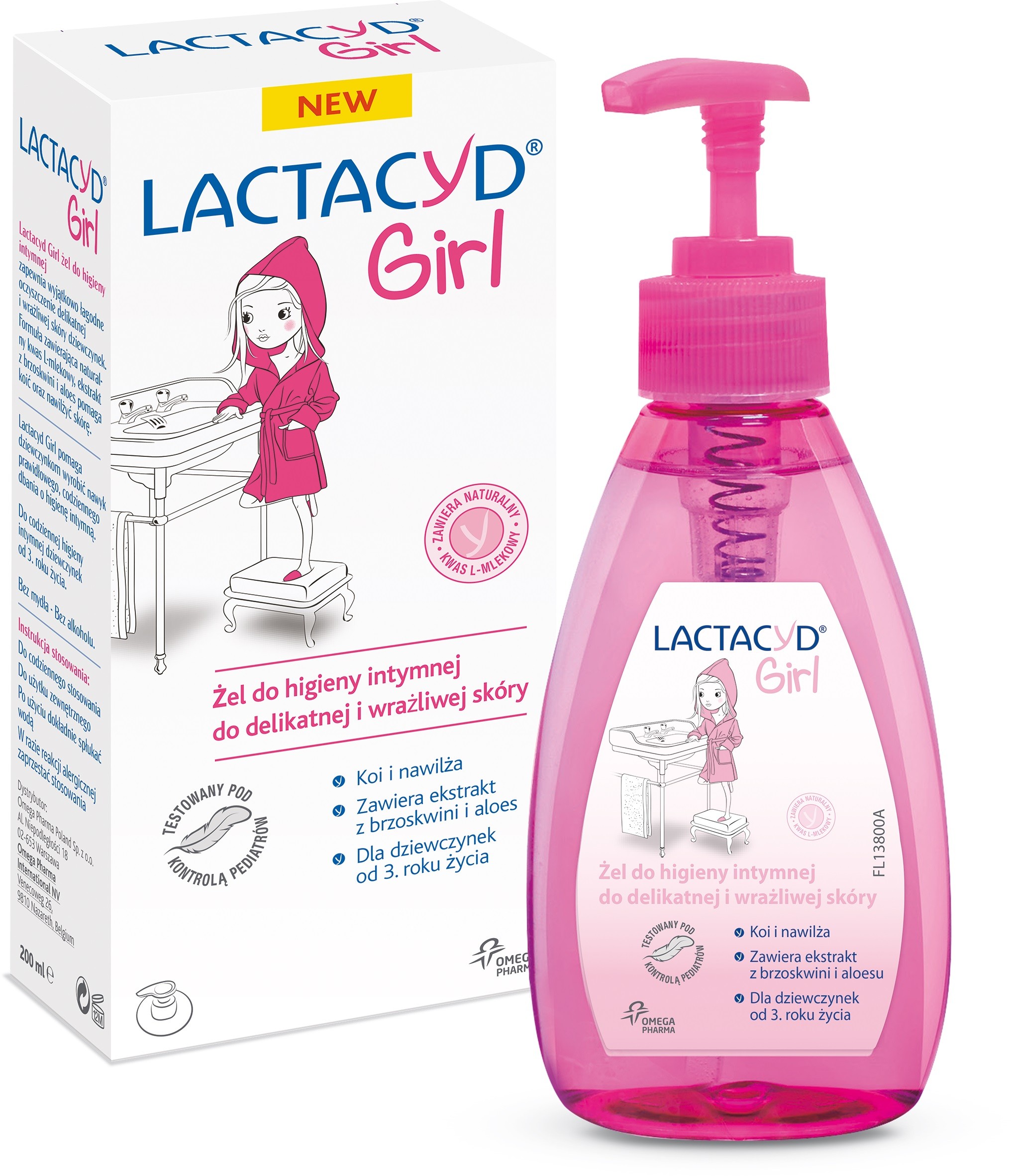 

Lactacyd Girl Żel do higieny intymnej dla dziewczy