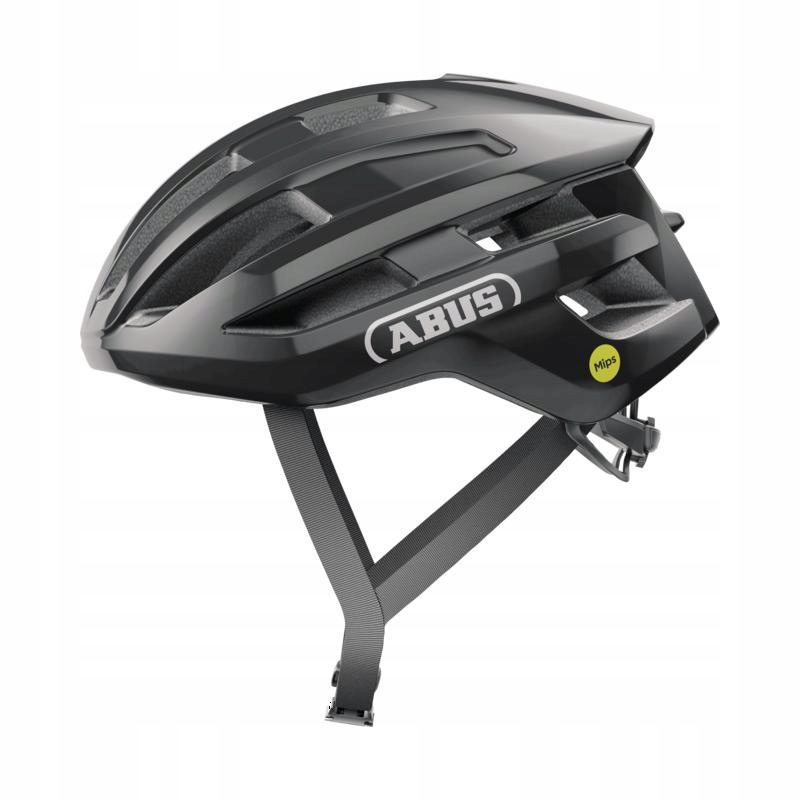 Abus Přilba PowerDome Mips silniční lesklá černá S (51-55 cm)